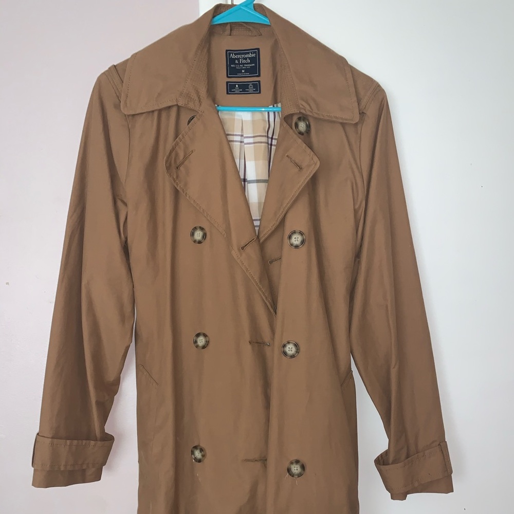 Abercrombie & Finch Tan Trench coat